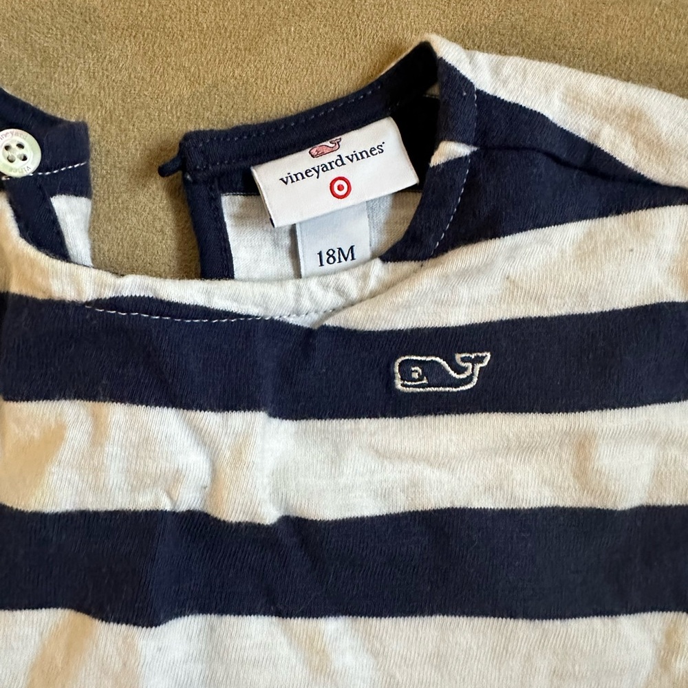 Girls vineyard vines / target size 18 months striped dress